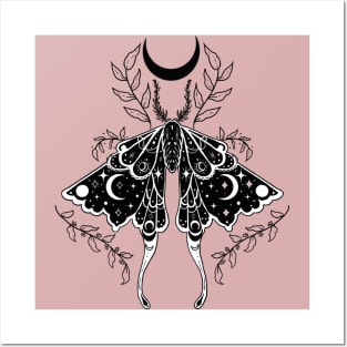 Luna moth Posters and Art